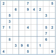 Mời các bạn thử sức với ô số Sudoku 1393 mức độ Rất Khó