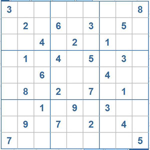  Mời các bạn thử sức với ô số Sudoku 1417 mức độ Khó  
