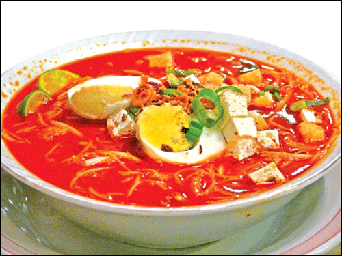  Mee Siam - Bún tôm Singapore 