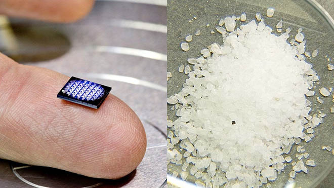 Chiếc máy tính siêu nhỏ, nhỏ hơn cả hạt muối