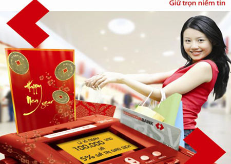 Techcombank khuyến mại mừng Xuân Tân Mão