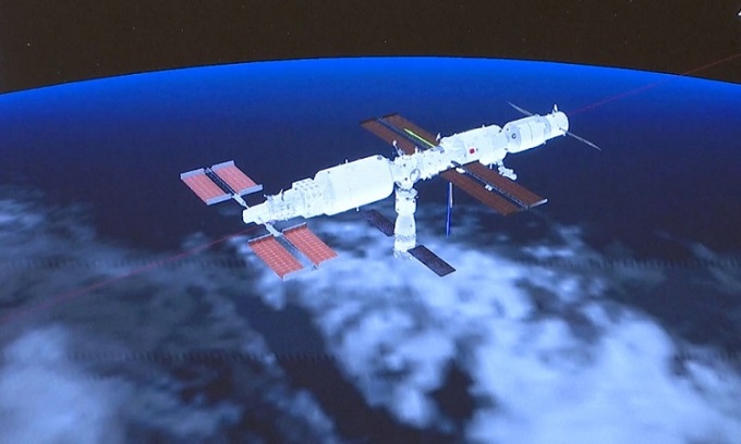 Module Thiên Vấn ghép thành công với trạm vũ trụ Trung Quốc
