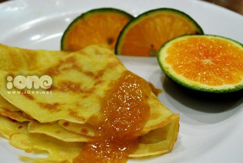 BÁNH CRÊPE XỐT CAM