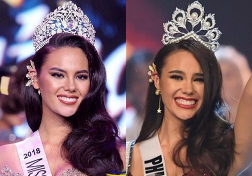 Catriona Gray đeo khuyên tai cảm hứng quốc kỳ Philippines