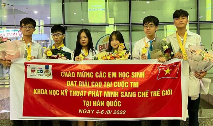 Học sinh Việt Nam giành 7 huy chương vàng sáng tạo tại Hàn Quốc
