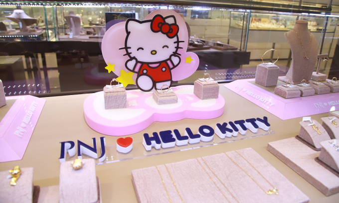 PNJ kết hợp Hello Kitty ra mắt dòng sản phẩm mới