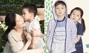 Hai con của Lee Young Ae làm người mẫu