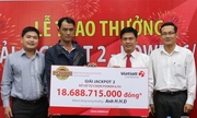 Công nhân An Giang không đeo mặt nạ nhận giải Jackpot 18 tỷ