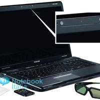 Toshiba tung laptop 3D và 2 webcam