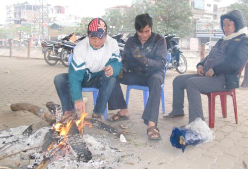 Gồng mình chống rét