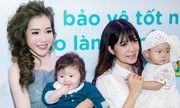 Elly Trần đưa quý tử đi sự kiện