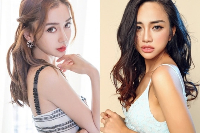 Thiên Nga The Face gây tranh cãi khi ghép ảnh với Angelababy