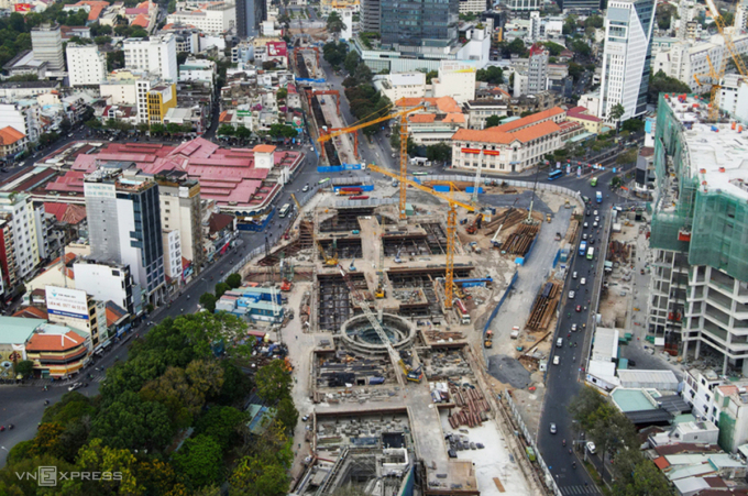 'Diện mạo' đường trung tâm Sài Gòn khi Metro Số 1 giao mặt bằng